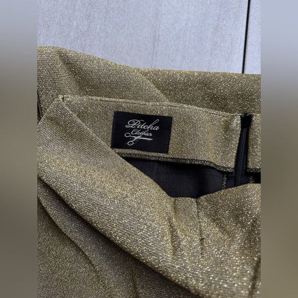 Gold flare pants - Picture 8 of 16